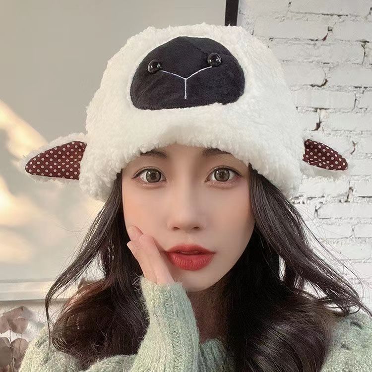 Santa Hat Plush - Gorro de felpa de oveja de
