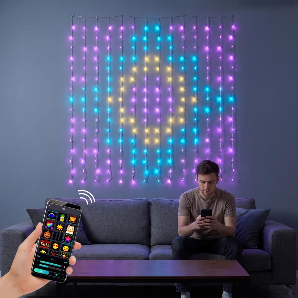 Led Fairy String Lights - Luces de Cortina para Dormitorio, 400