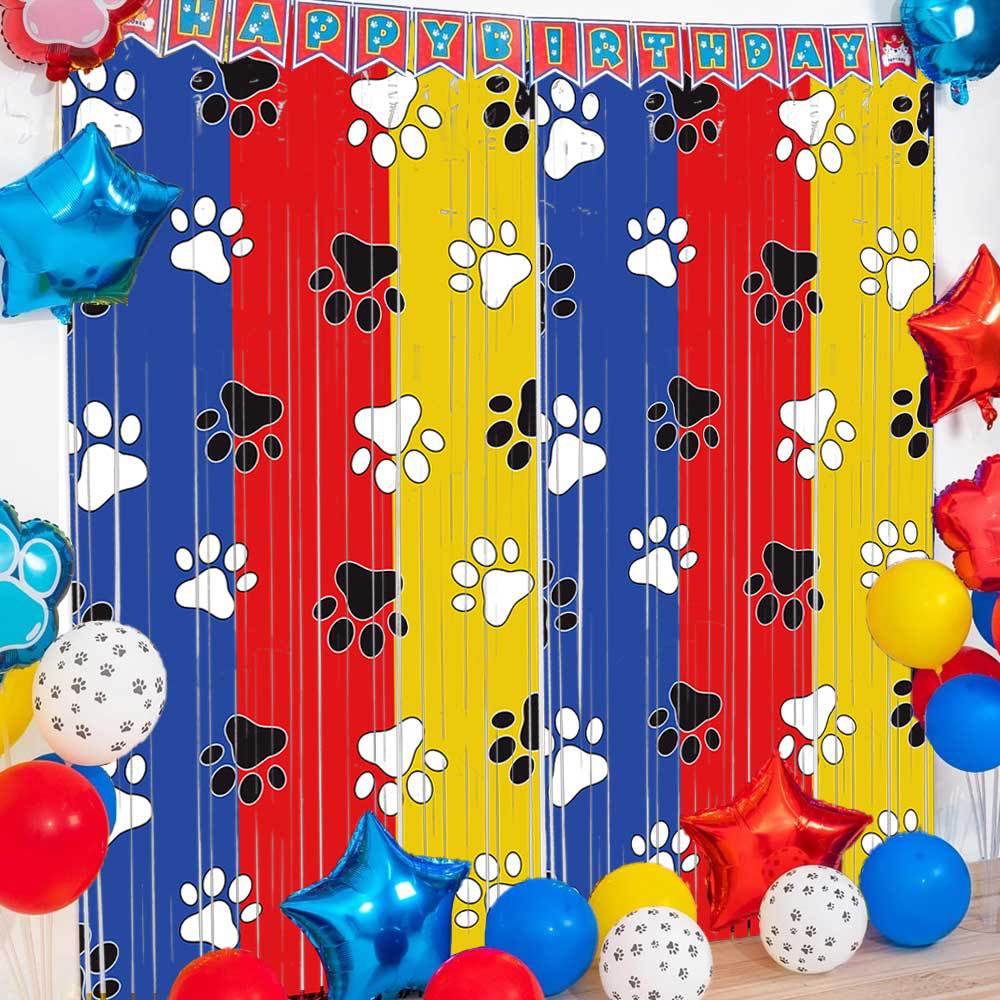 Tinsel Garland Decoration - Paquete de 2 artículos para fiesta