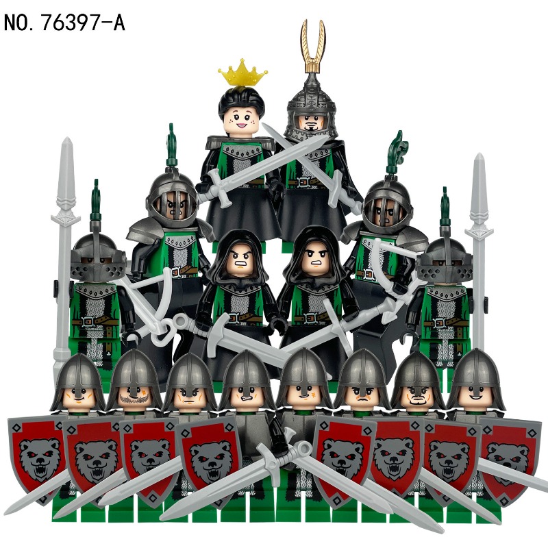 Lego Set Technic - Tres muñecas de los vikingos para