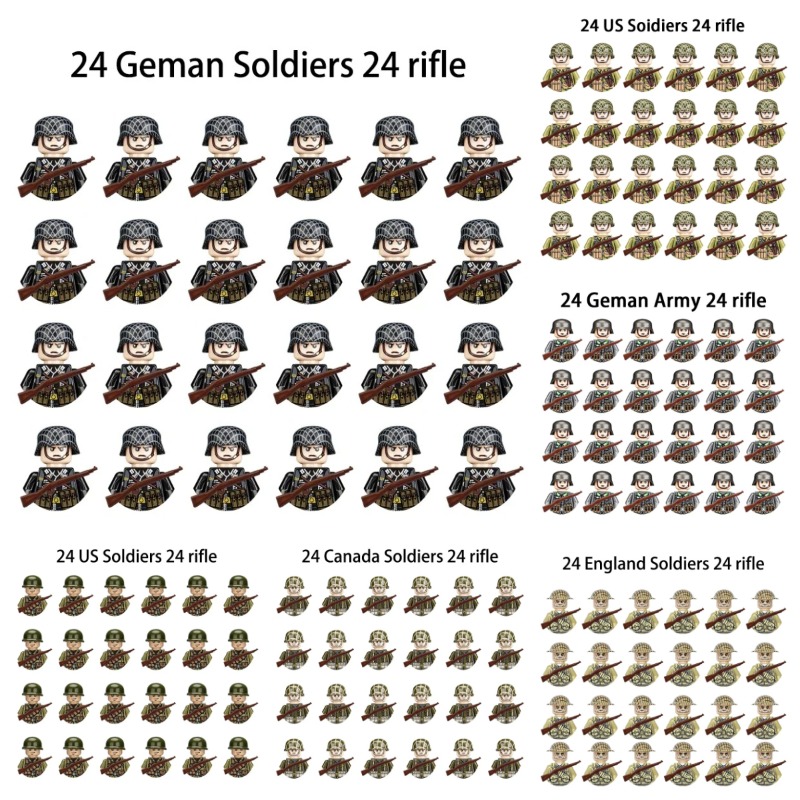 Figuras de soldados militares  - Lego Set Technic reseña y precio