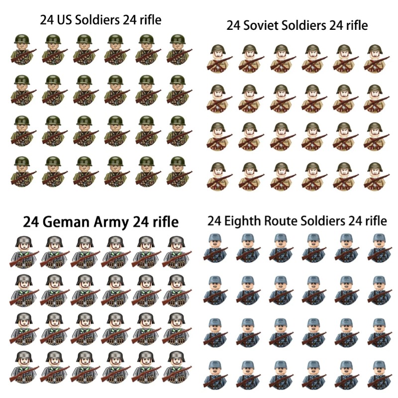 Figuras de soldados militares  - Lego Set Technic reseña y precio
