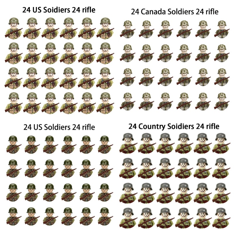 Figuras de soldados militares  - Lego Set Technic reseña y precio