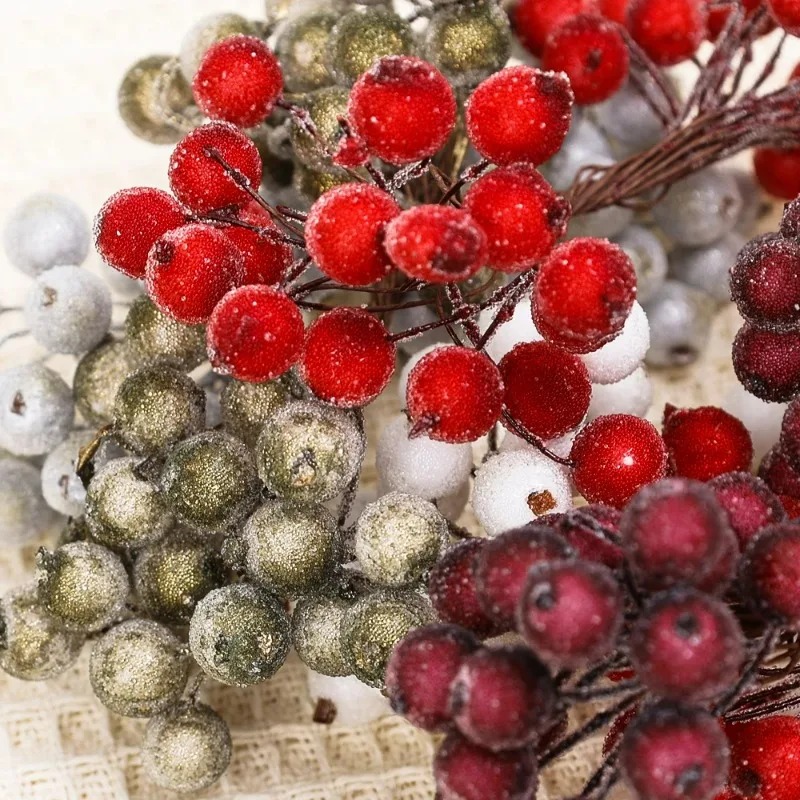 Ramas de Bayas Rojas Artificia - Christmas Wreath Fake reseña y precio