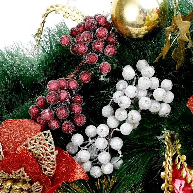 Ramas de Bayas Rojas Artificia - Christmas Wreath Fake reseña y precio