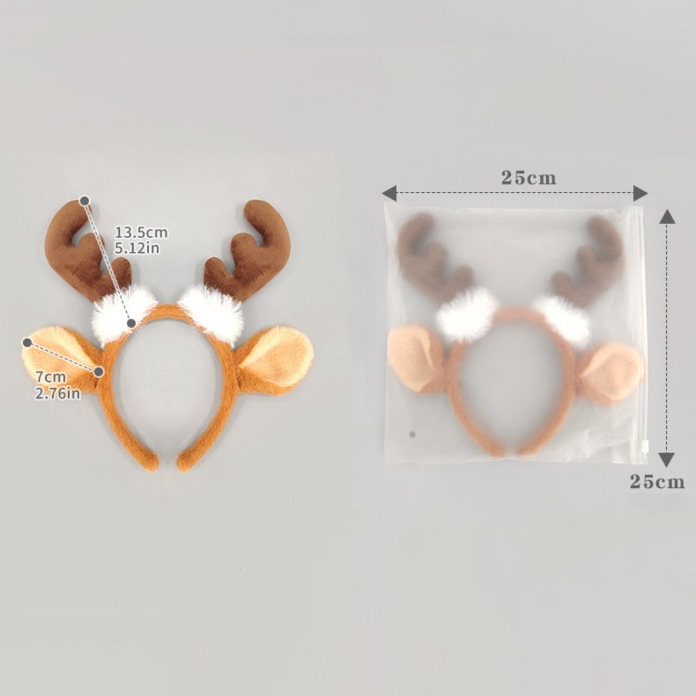 Lindo accesorio navideño para  - Reindeer Antlers Headband reseña y precio