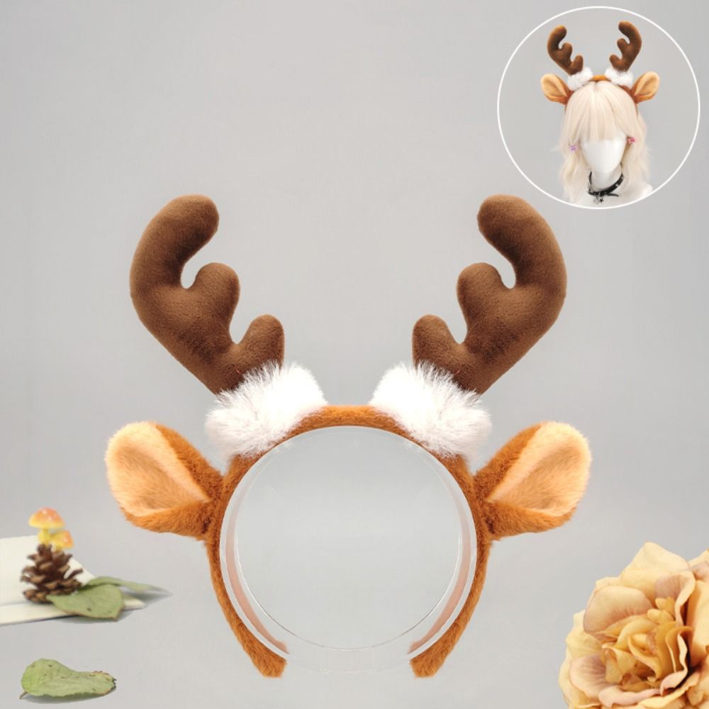 Lindo accesorio navideño para  - Reindeer Antlers Headband reseña y precio