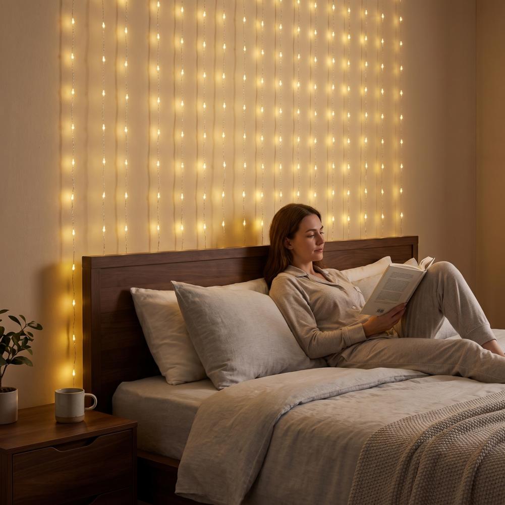 Luces de Cortina para Dormitor - Led Fairy String Lights reseña y precio