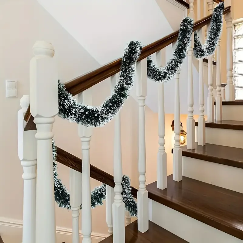 Guirnalda de oropel verde de N - Tinsel Garland Decoration reseña y precio