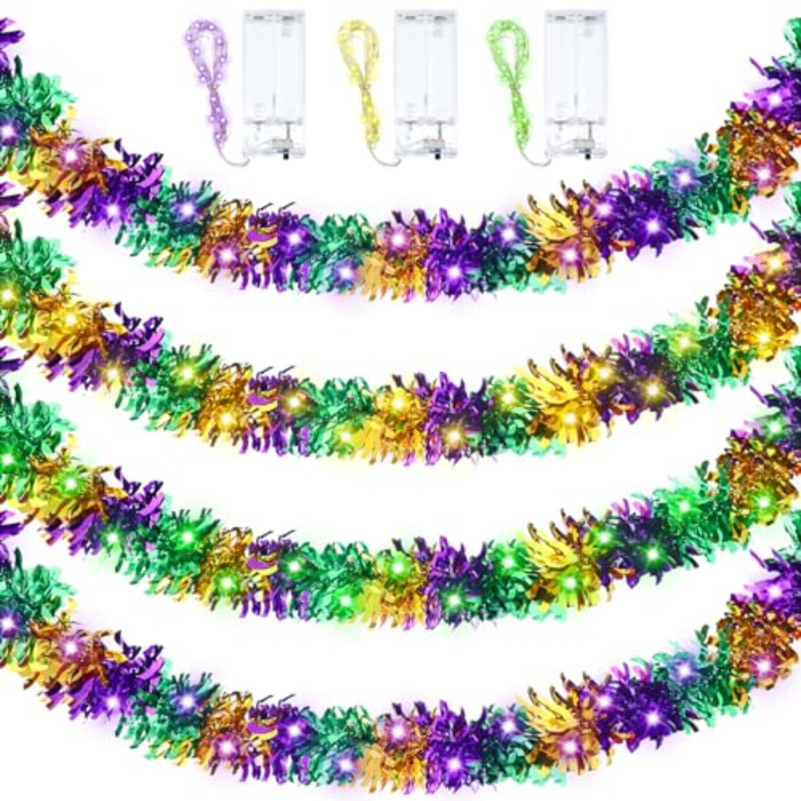 Guirnalda de Oropel Decorativa - Tinsel Garland Decoration reseña y precio