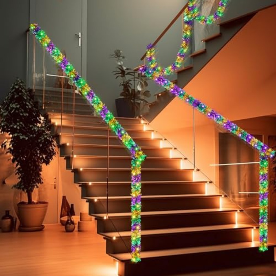 Guirnalda de Oropel Decorativa - Tinsel Garland Decoration reseña y precio