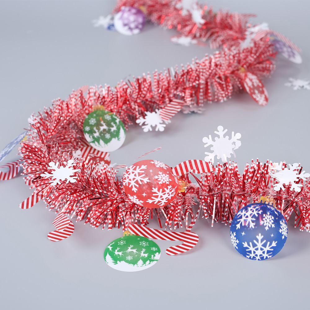 Guirnalda de cinta navideña co - Tinsel Garland Decoration reseña y precio