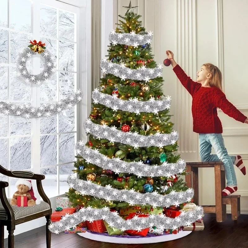 Guirnalda navideña de 10M con  - Tinsel Garland Decoration reseña y precio